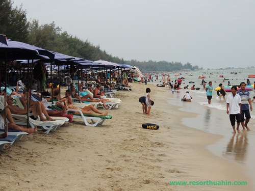 taxi go to Cha-am beach